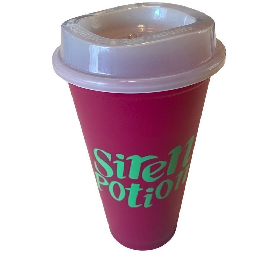 Starbucks Glow in the Dark Halloween Cup & Lid Siren Song